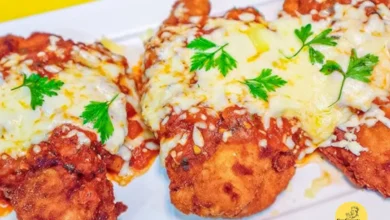 Bife à Parmegiana O Clássico Que Derrete No Coração (E Na Boca!)