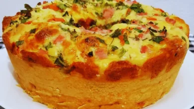 Bolo Salgado de Milho com Presunto e Queijo Uma Delícia Prática e Irresistível!