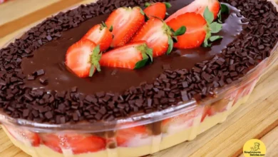 Doce de Morango na Travessa A Sobremesa Simples e Irresistível que Vai Encantar!