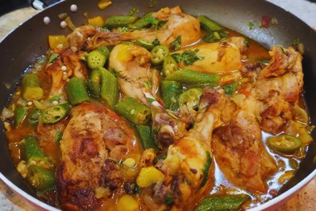 Frango com Quiabo Receita Tradicional