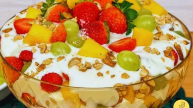 Pavê de Frutas A Sobremesa Gelada e Refrescante que Vai Conquistar Todo Mundo! 🍓🍍