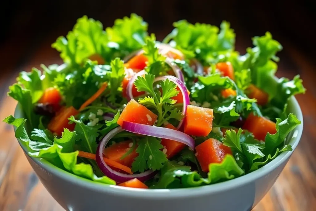 Salada de Folhas Verdes