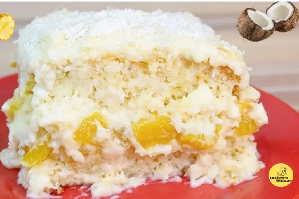 Torta Mineira de Coco e Abacaxi
