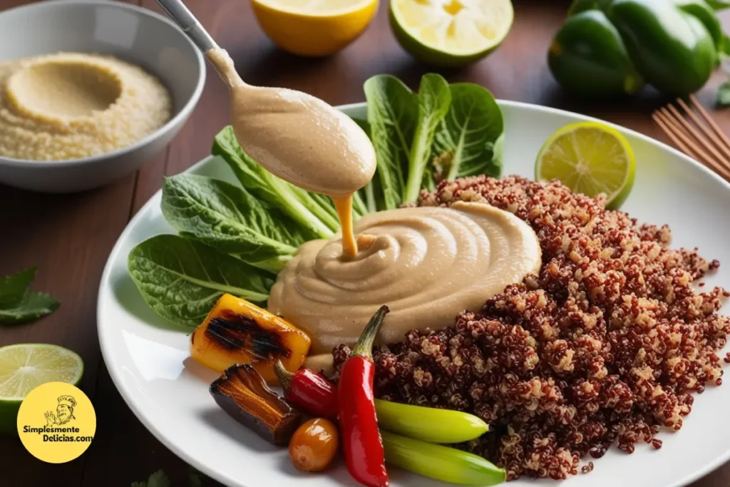 Salada de Quinoa com Legumes Grelhados