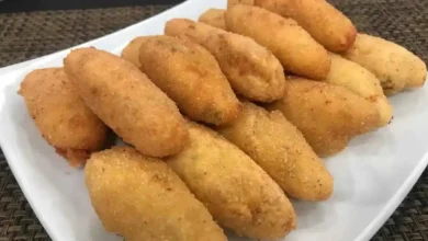 Bolinho de Aipim Recheado