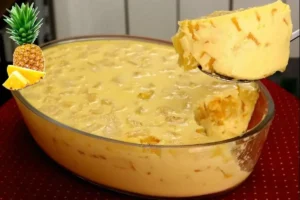 Mousse de Abacaxi com Apenas 3 Ingredientes