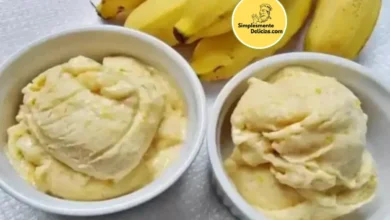 Sorvete Fit de Banana e Maçã: Delícia Refrescante para um Verão Saudável
