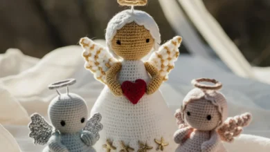 Anjinhos Amigurumi Lembrancinhas Celestiais que Encantam em Todas as Ocasiões