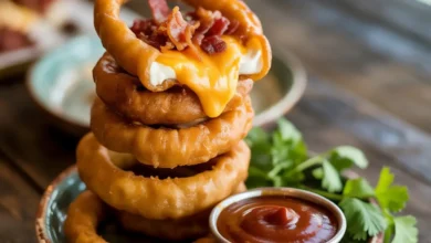 Onion Rings Recheadas A Explosão de Sabor que Vai Deixar Todo Mundo Babando!