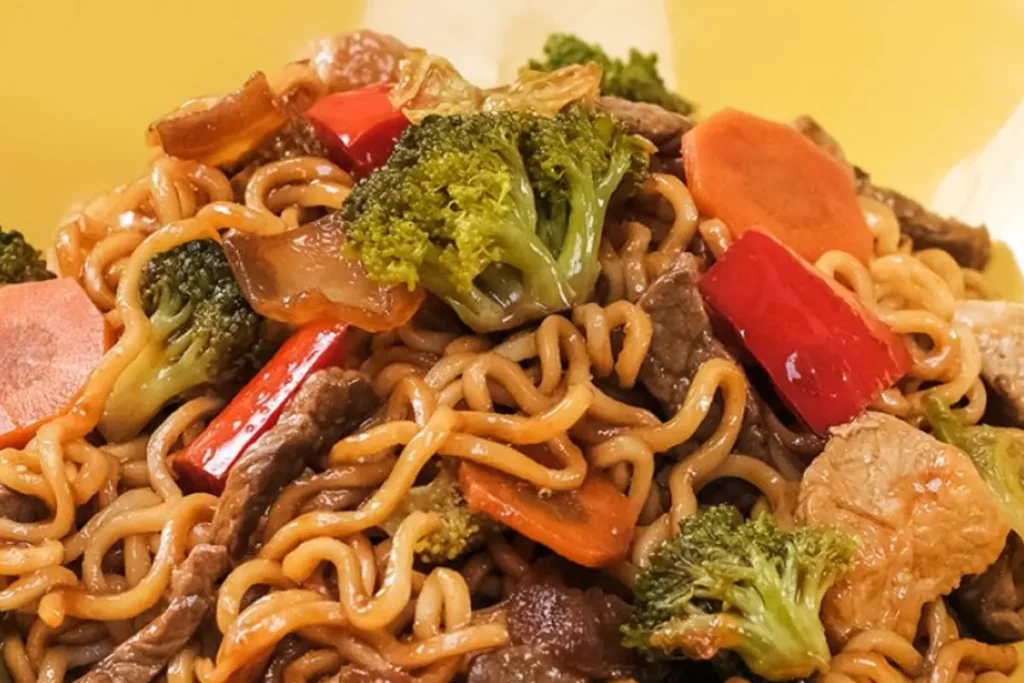 Receita de Yakisoba Japonês O Macarrão que Vai te Deixar Lambendo os Beiços!